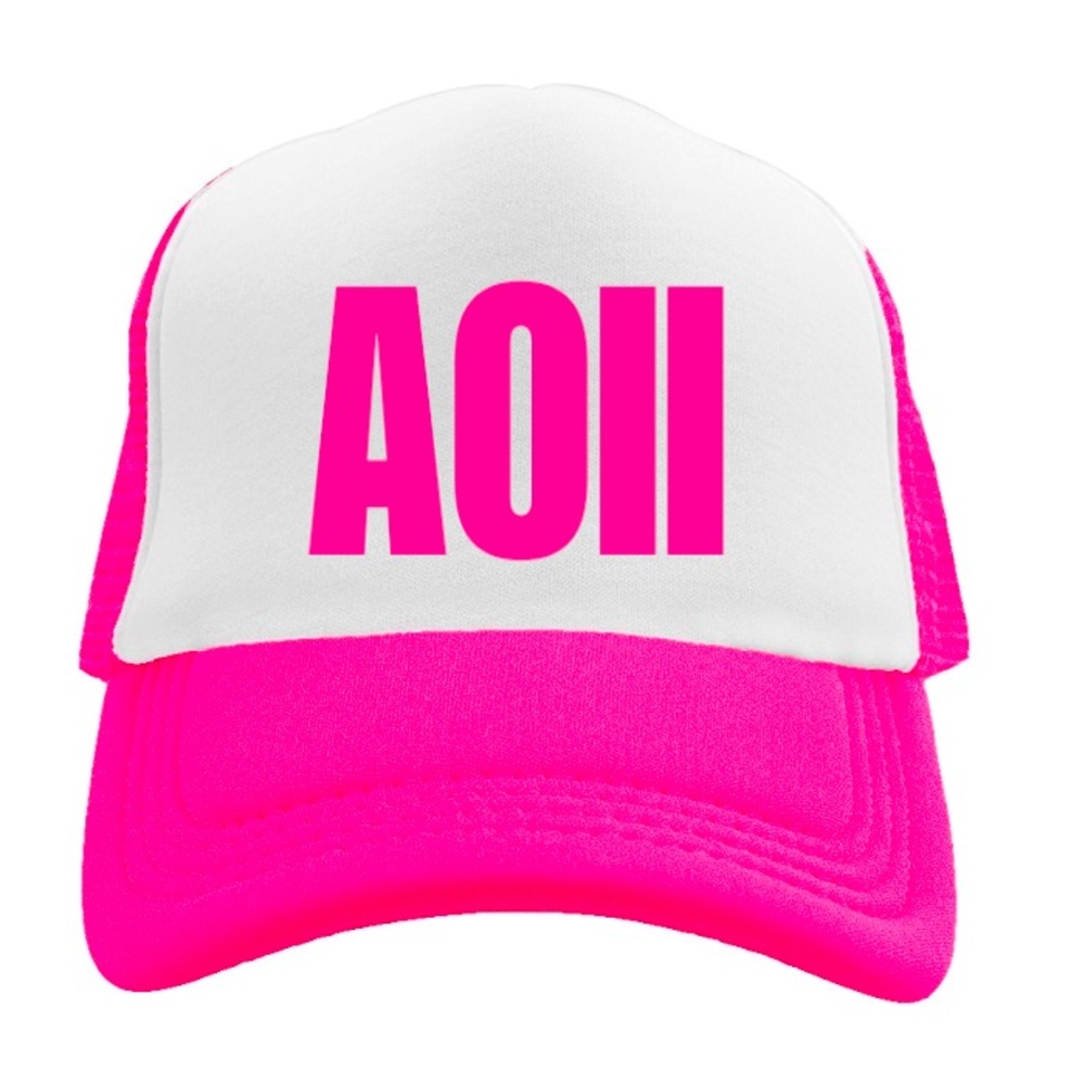 AOII sorority trucker hat